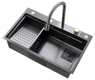 Tamaño personalizado Nano recubrimiento Lavaderos de cocina hechos a mano Lavaderos de exterior de acero inoxidable