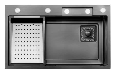Tamaño personalizado Nano recubrimiento Lavaderos de cocina hechos a mano Lavaderos de exterior de acero inoxidable