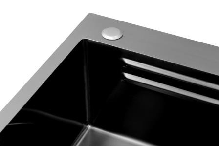 Tamaño personalizado Nano recubrimiento Lavaderos de cocina hechos a mano Lavaderos de exterior de acero inoxidable