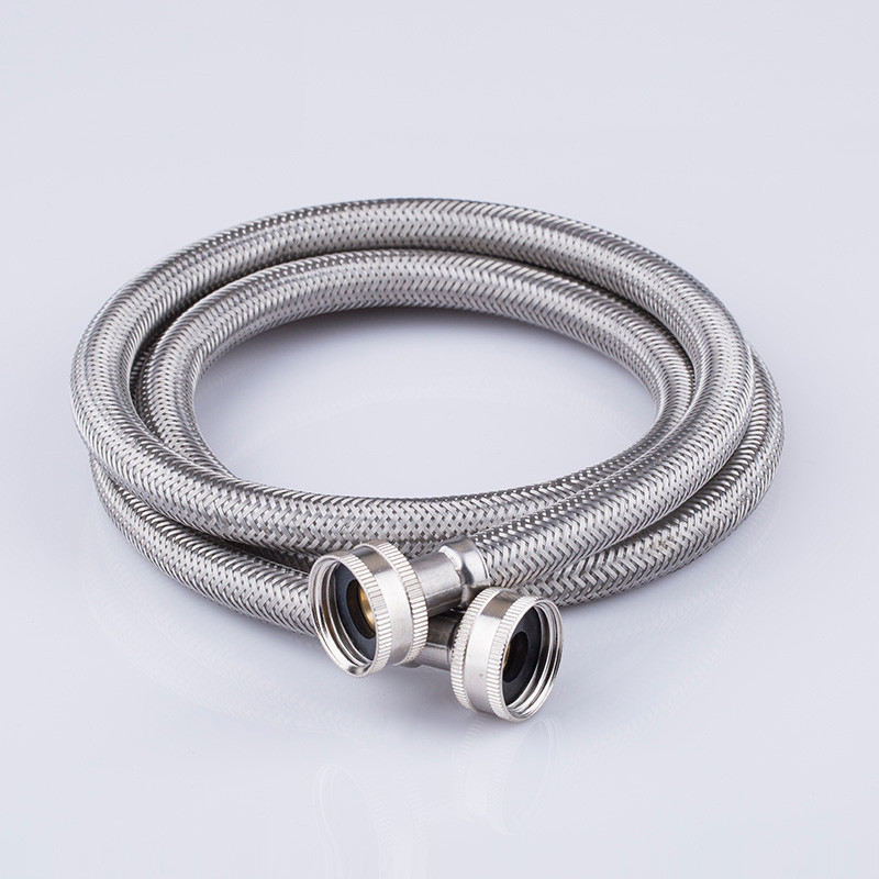 Lavadora de manguera de goma corrugada de superficie polaca de PVC flexible trenzada