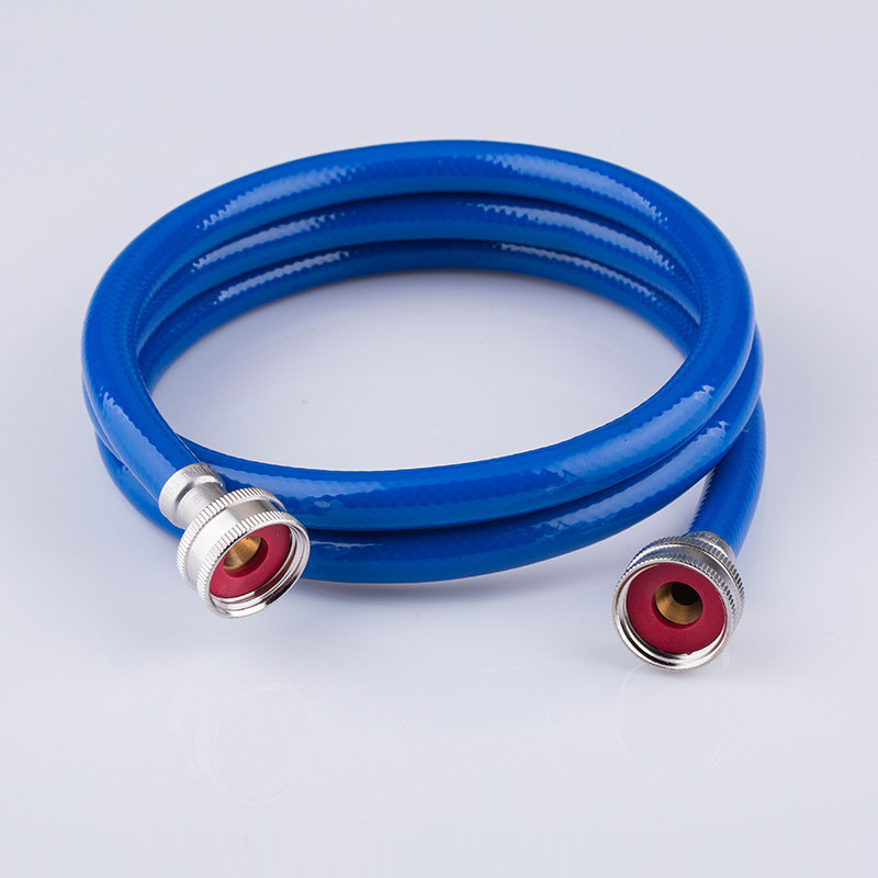 Lavadora de manguera de goma corrugada de superficie polaca de PVC flexible trenzada