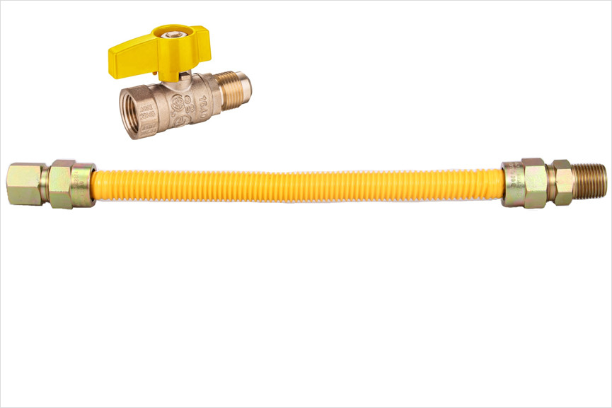 150PSI Ss304 mangueras flexibles manguera corrugada de acero inoxidable para conector de gas