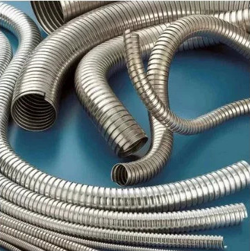 SS304 316L Tubo de manguera flexible trenzado manguera flexible de metal corrugada resistente a la corrosión