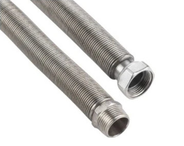 SS304 316L Tubo de manguera flexible trenzado manguera flexible de metal corrugada resistente a la corrosión