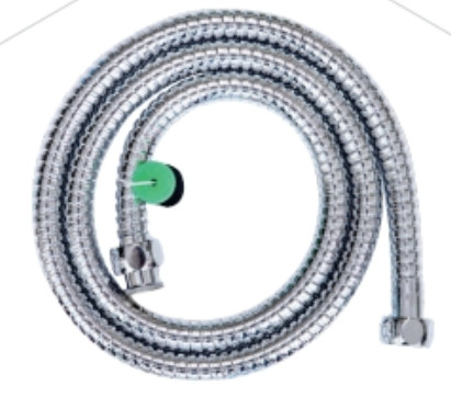 304 flexible de acero inoxidable trenzado manguera de acero cromado espirales de metal de chapa Shattaf manguera de ducha