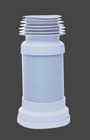 Conector de WC de alambre metálico con conector de tubo de baño con refuerzo metálico