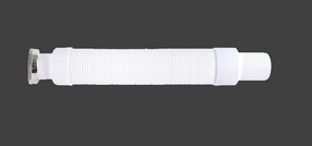 Conector de tubería de WC de plástico Telescópico Cardan 1 - 1 / 2in X 40mm conector de pane flexible
