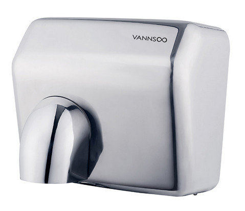Secador de manos de baño comercial montado en la pared 60HZ SS Secador de manos eléctrico para el baño