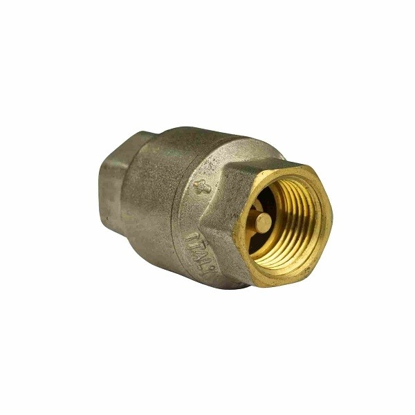 Válvula de verificación de latón de 1 pulgada forjada vertical INOJY5000 Serie 1/2 pulgada - válvula de verificación de latón de 4 pulgadas