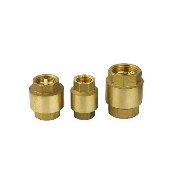 Válvula de verificación de latón de 1 pulgada forjada vertical INOJY5000 Serie 1/2 pulgada - válvula de verificación de latón de 4 pulgadas