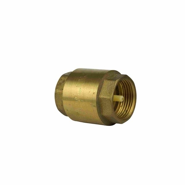 Válvula de verificación de latón de 1 pulgada forjada vertical INOJY5000 Serie 1/2 pulgada - válvula de verificación de latón de 4 pulgadas