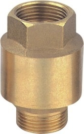 Válvula de verificación de latón de 1 pulgada forjada vertical INOJY5000 Serie 1/2 pulgada - válvula de verificación de latón de 4 pulgadas