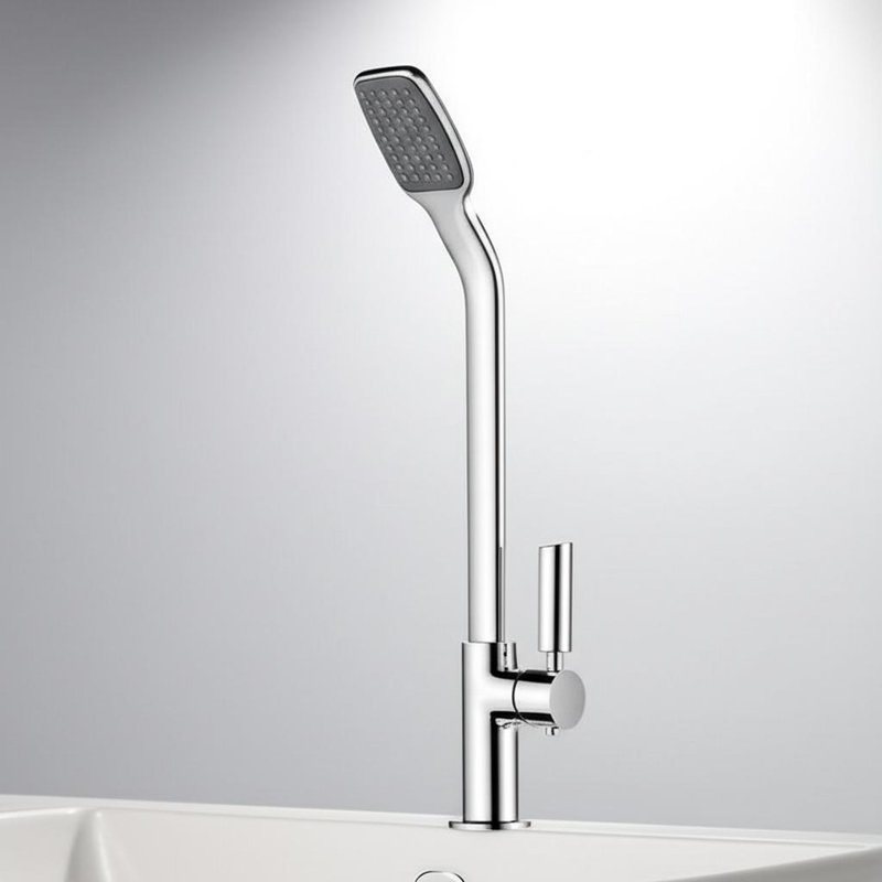 Conjunto de válvula de desvío multi-modo de columna de ducha expuesta a metal con kit de paquete portátil de latón