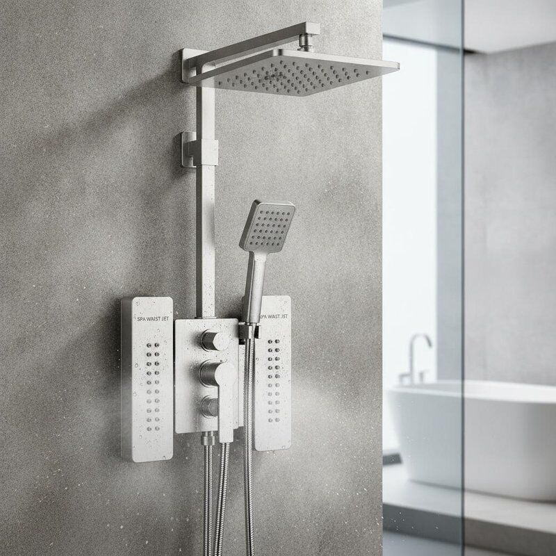 Duchas de mano con cabezal de ducha y chorro de cintura SPA, adecuadas para aplicaciones comerciales y residenciales, duraderas